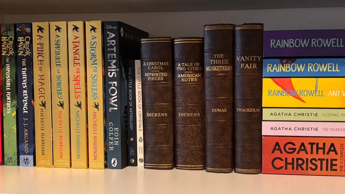 A few of my books in my collection