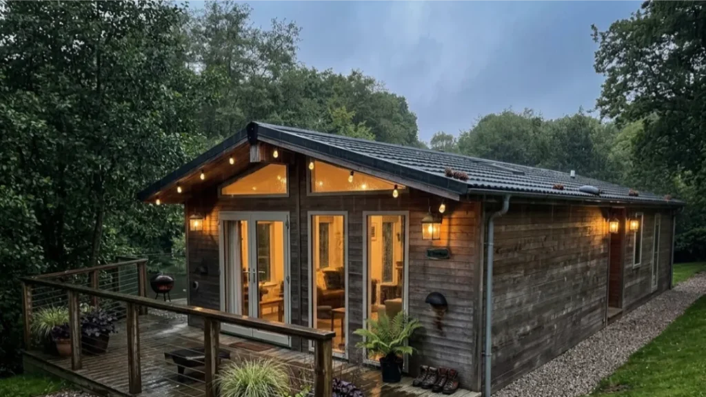 Quiet lodge in a Cornish valley, a peaceful cornwall reading retreat