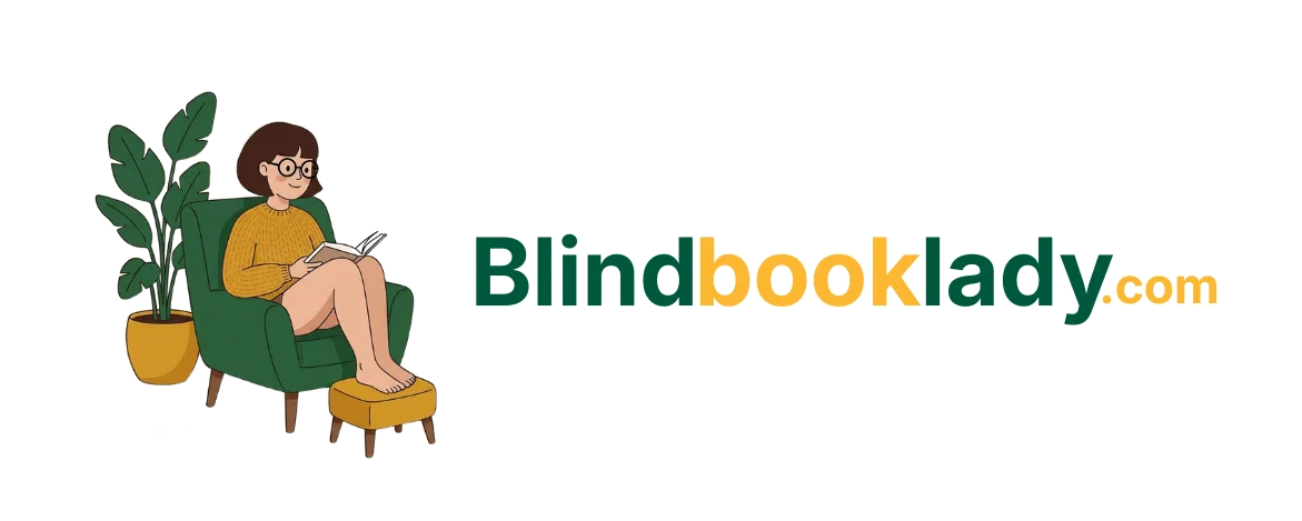Blind Book Lady Logo